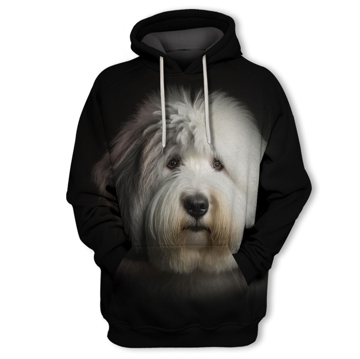 Old English Sheepdog 1 – Unisex 3D Graphic Hoodie