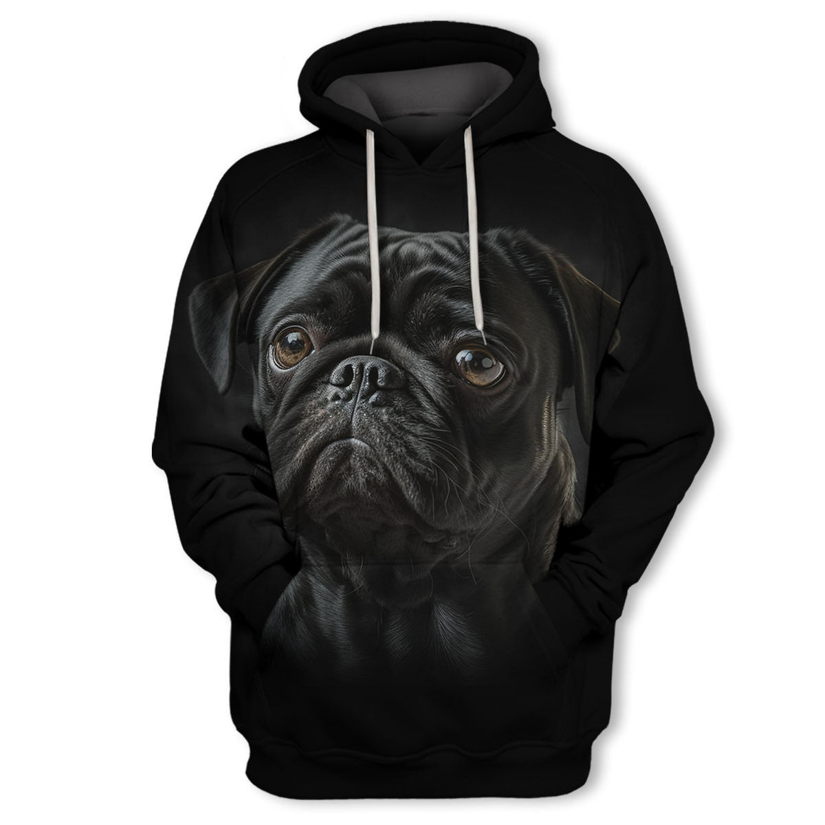 Pug 1 – Unisex 3D Graphic Hoodie