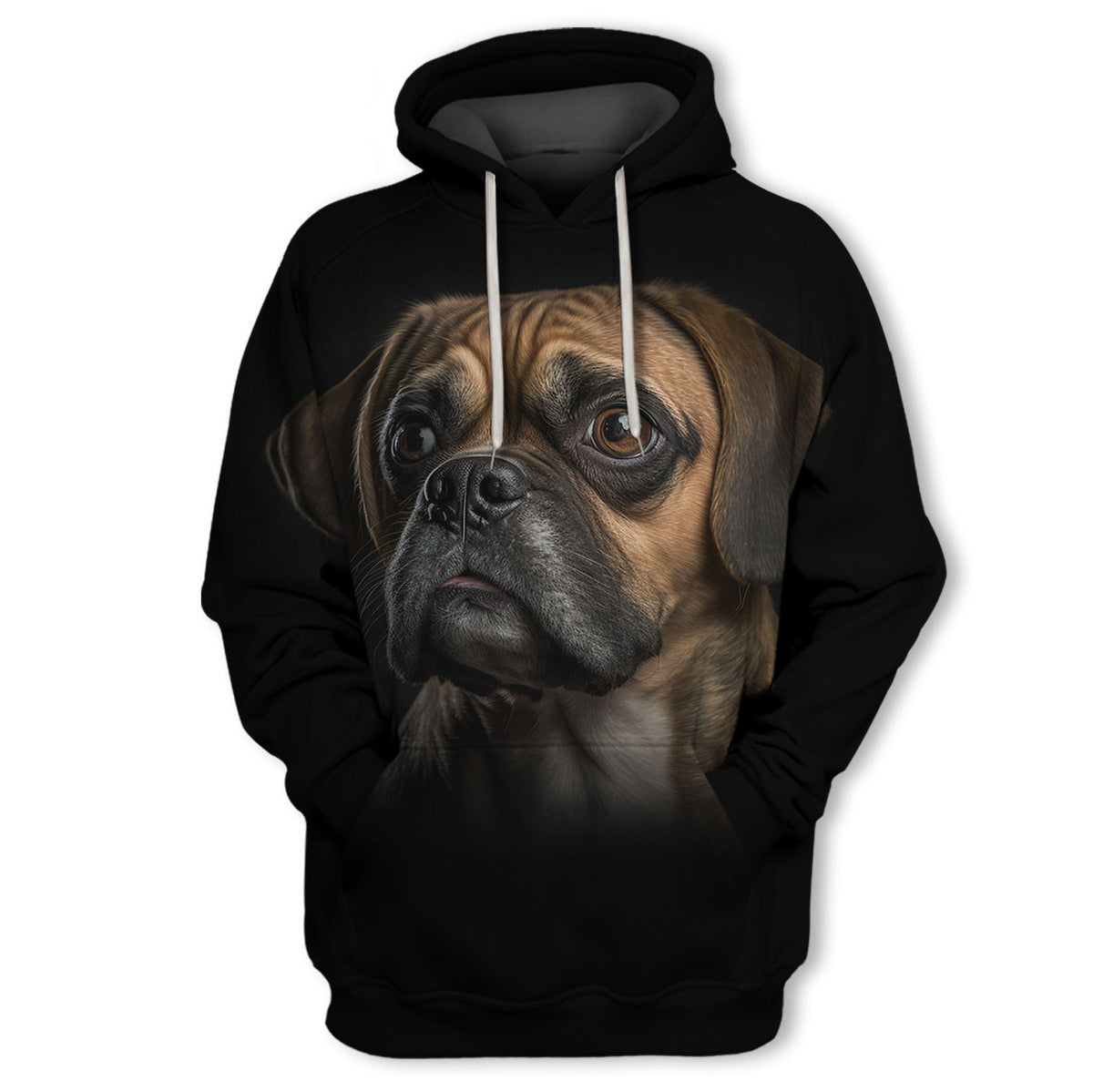 Puggle – Unisex 3D Graphic Hoodie