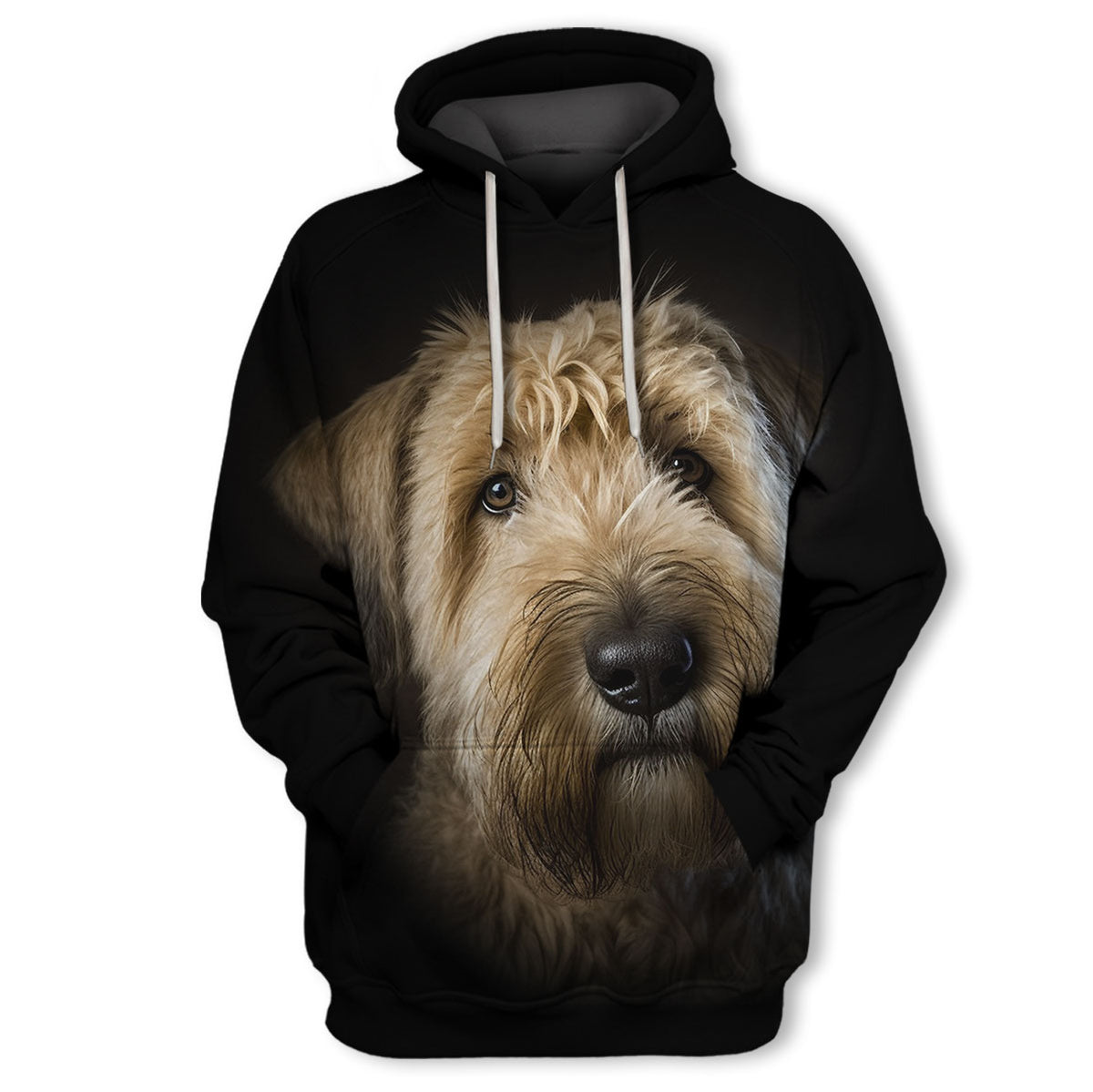 Soft-coated Wheaten Terrier 1 – Unisex 3D Graphic Hoodie