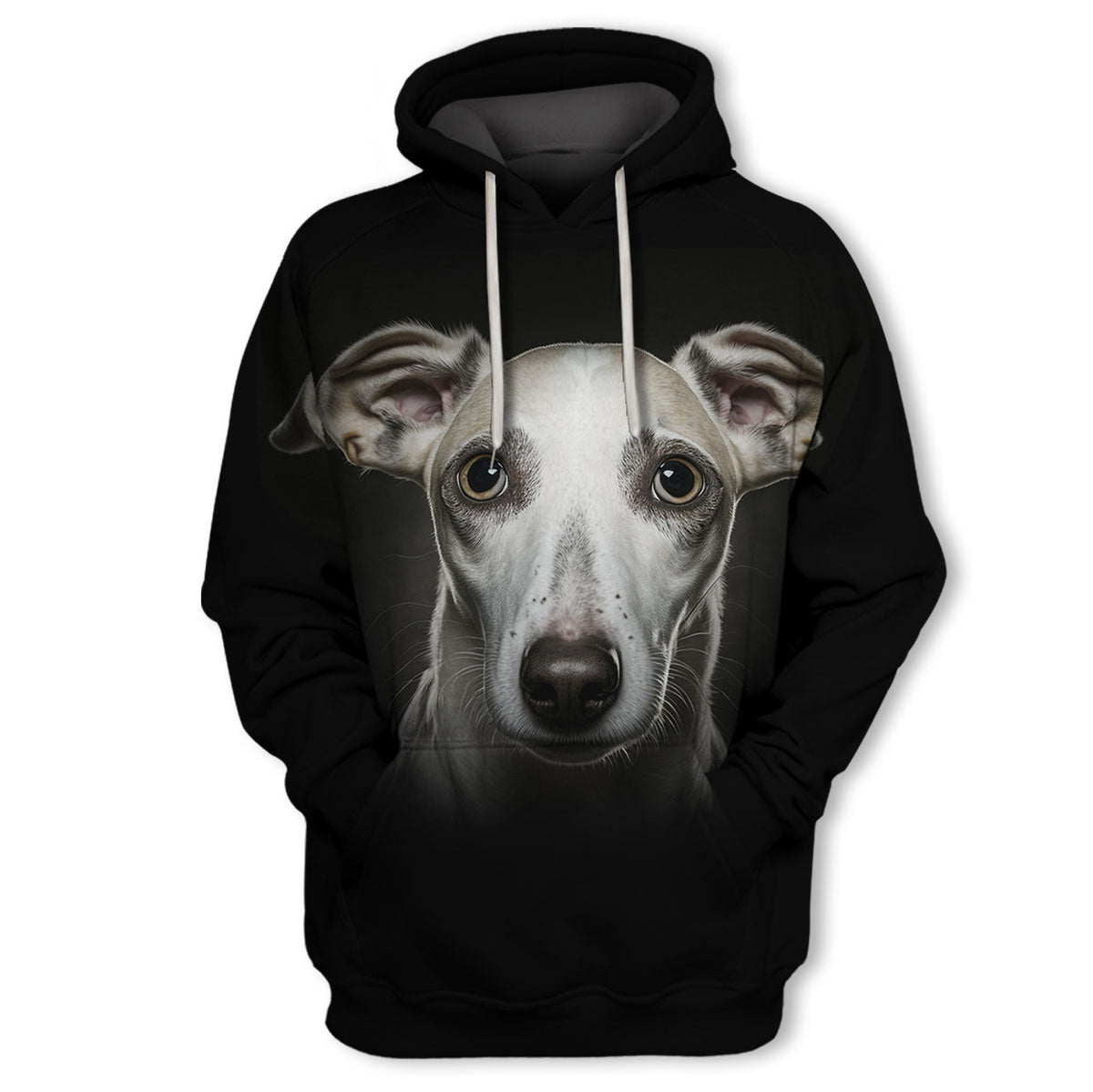 Whippet 1 – Unisex 3D Graphic Hoodie