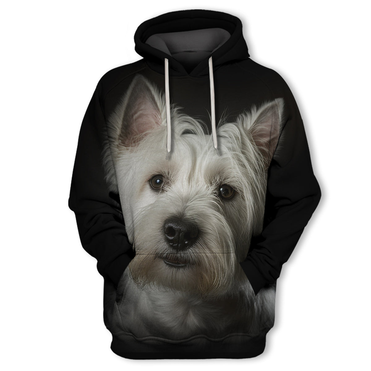 West Highland White Terrier – Unisex 3D Graphic Hoodie